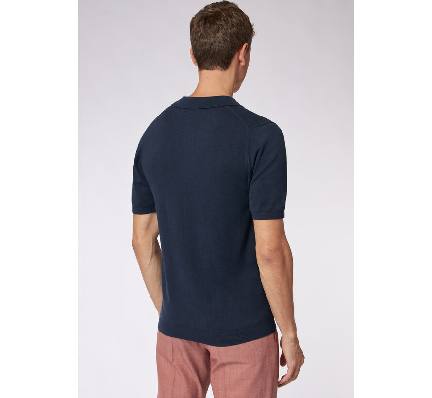 Knitted Polo Navy (091 02856 1190800 - A401)