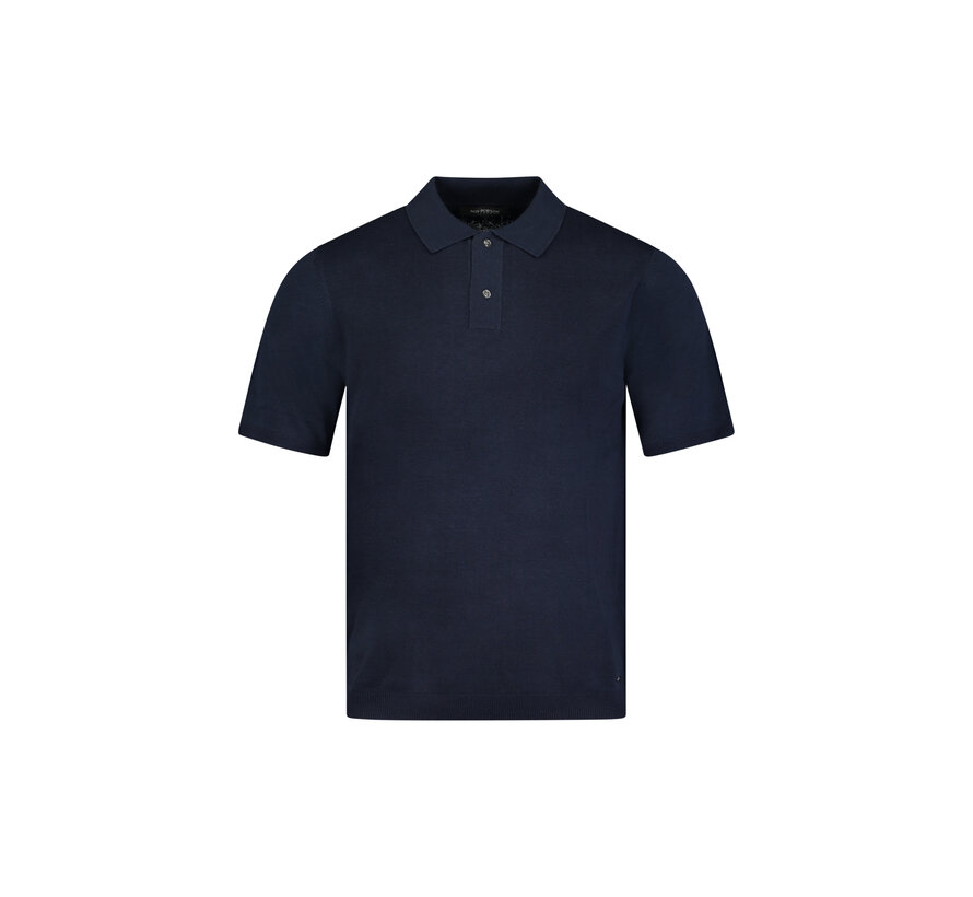 Knitted Polo Navy (091 02856 1190800 - A401)