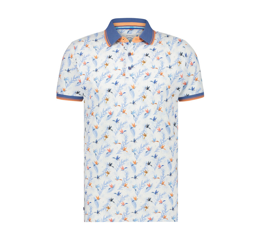 Polo hummingbird floral Light Blue (28.309.610)