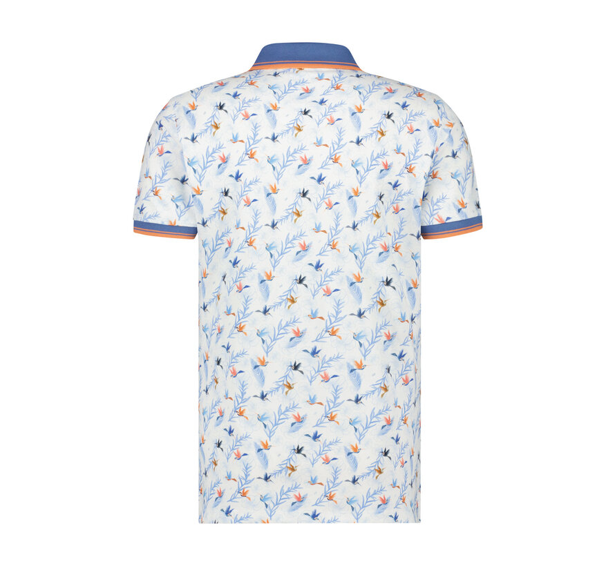 Polo hummingbird floral Light Blue (28.309.610)