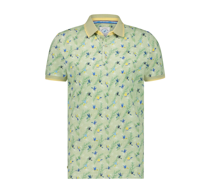 Polo hummingbird floral Olive Green (28.309.302)