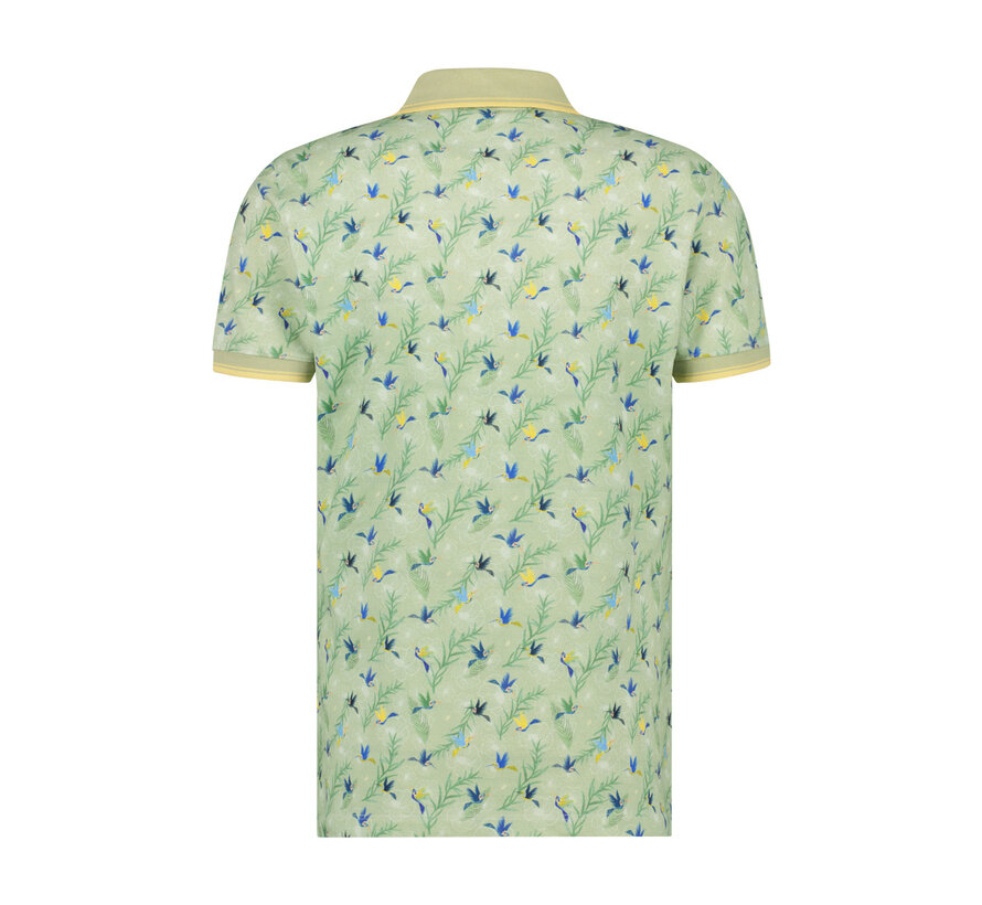 Polo hummingbird floral Olive Green (28.309.302)