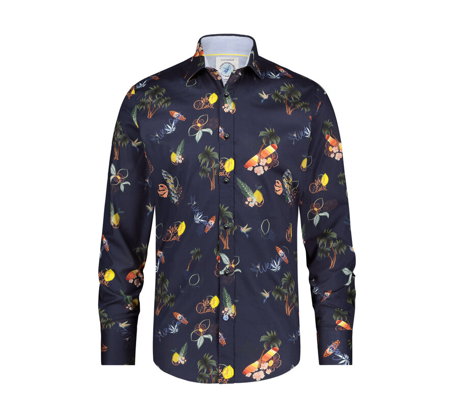 Shirt tropical Navy (28.027.604)