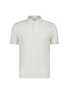 Blue Industry Knitted Polo Off White (KBIS24-M16 - OFF WHITE)