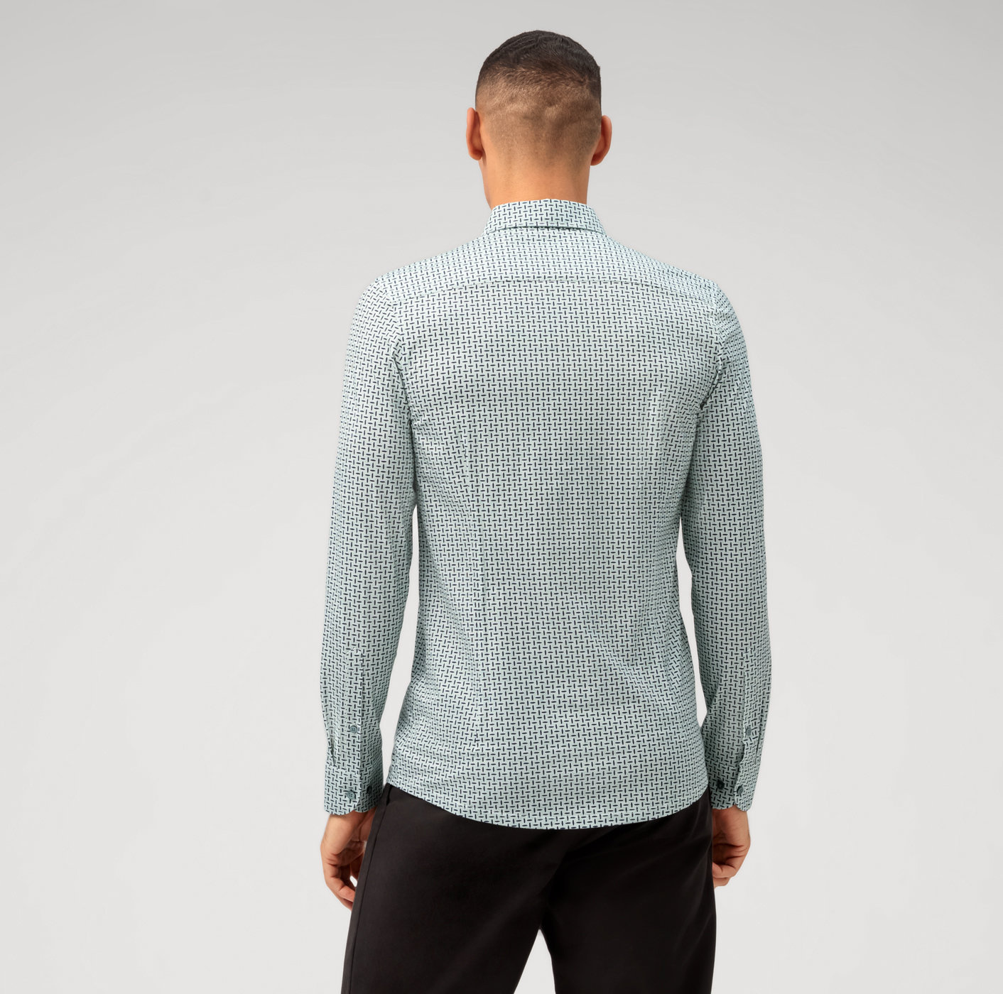 Olymp Overhemd Level Five Seven Groen   Olymp