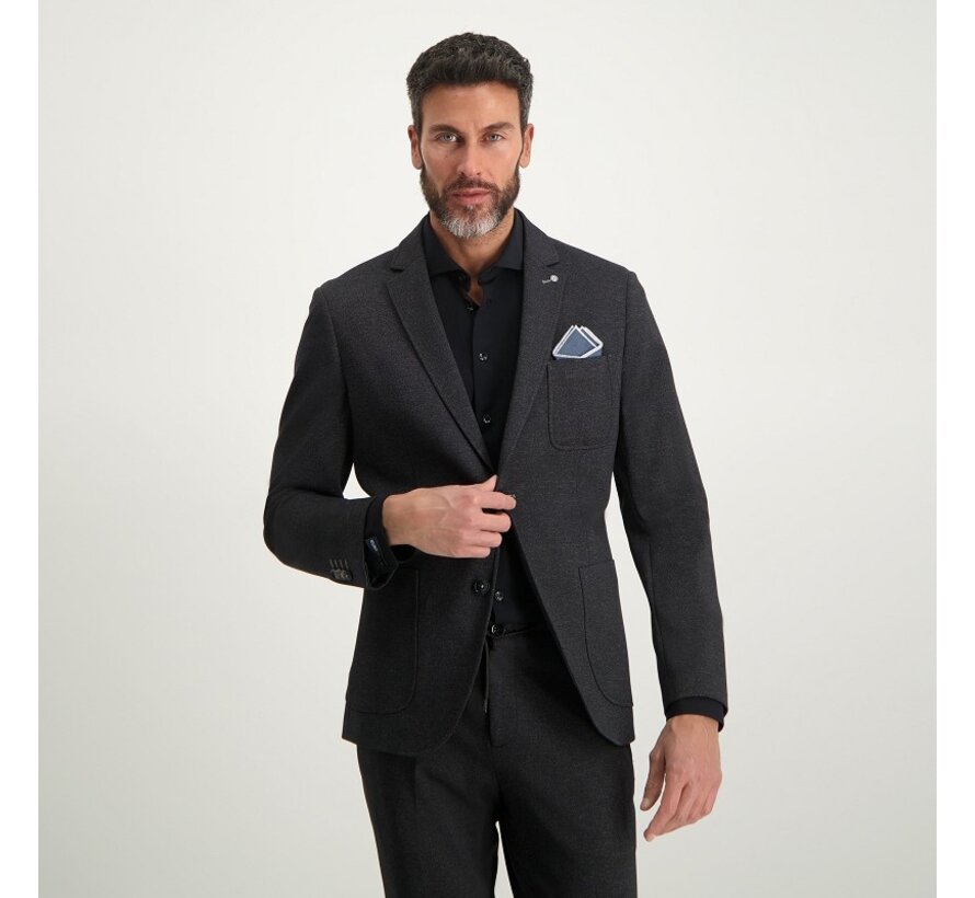 Overhemd Lounge jersey shirt BLACK (2191.22 - BLACK)