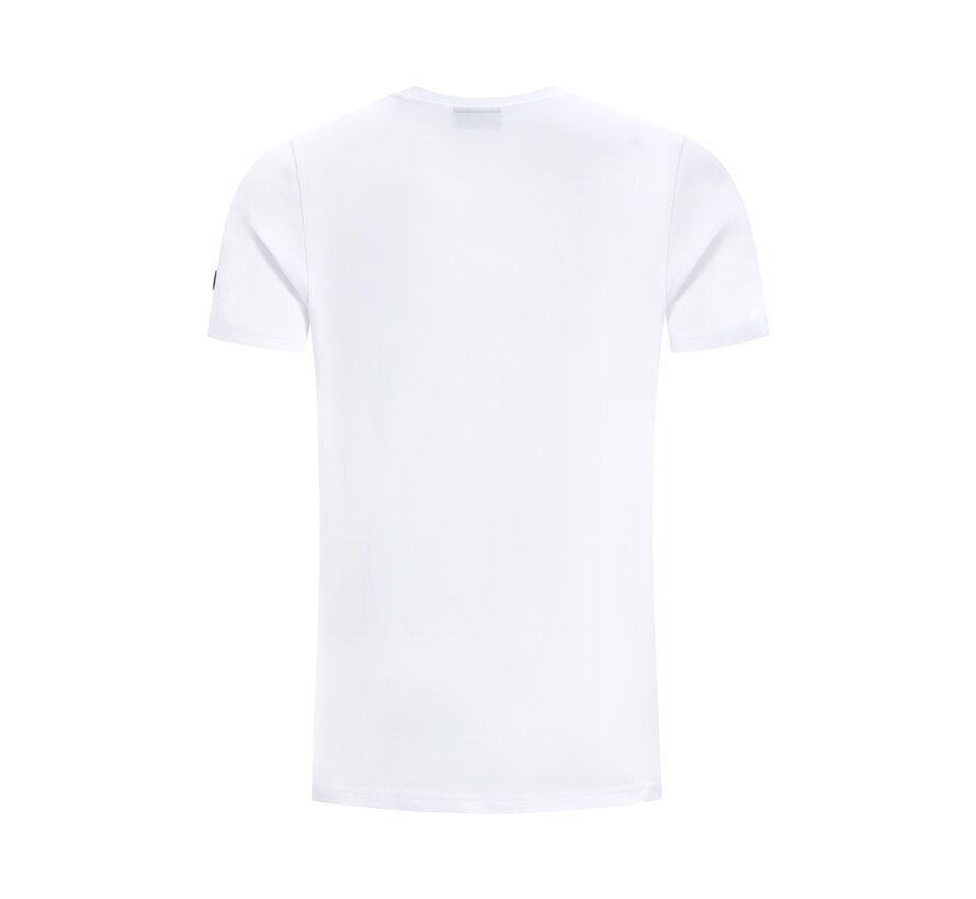 Slim fit T-shirt Crewneck White (24019119 - 01)