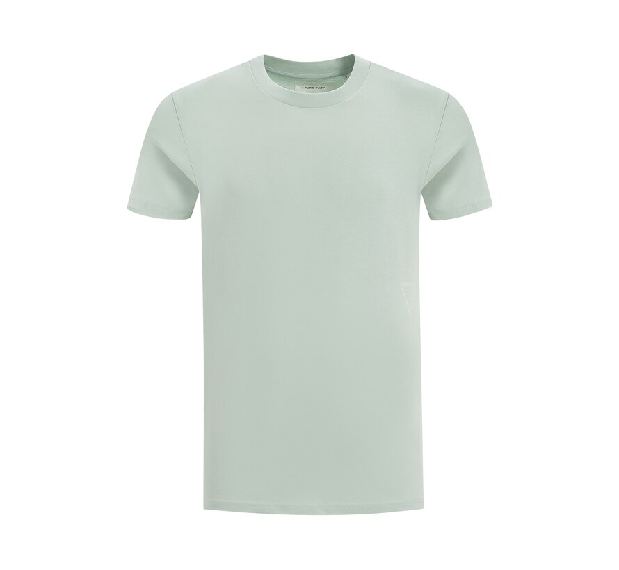 Regular fit T-shirt Crewneck Mint (24010105 - 14)