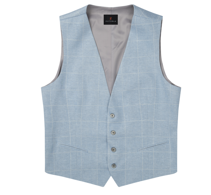 Gilet DiWesley CHK lt.blue (241668 - 630)