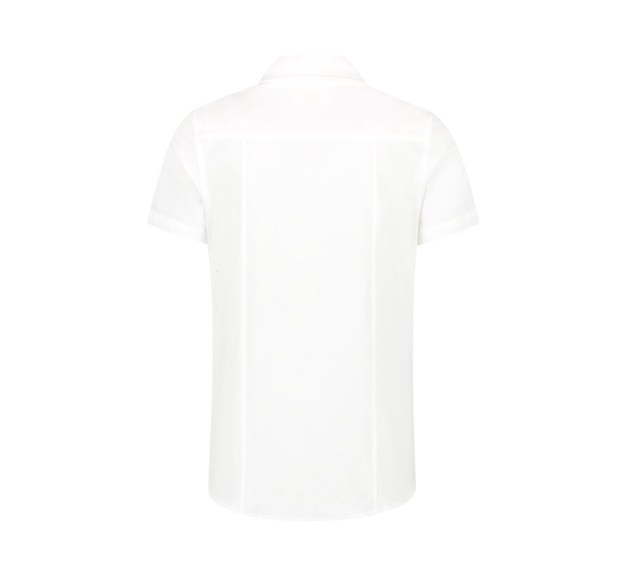 Slim fit Overhemd korte mouw White (24010214 - 01)