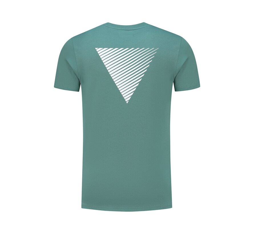 Regular fit T-shirt Crewneck Faded Green (24010101 - 76)