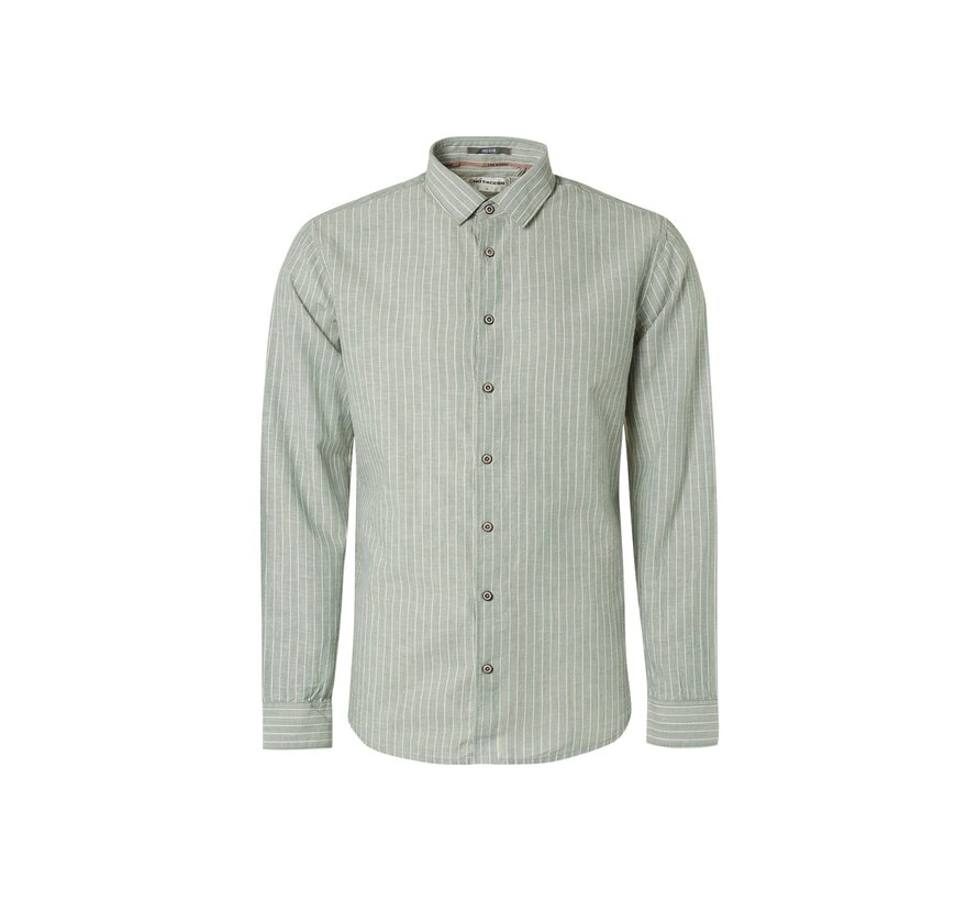 Shirt Stripes With Linen (23450216-019)