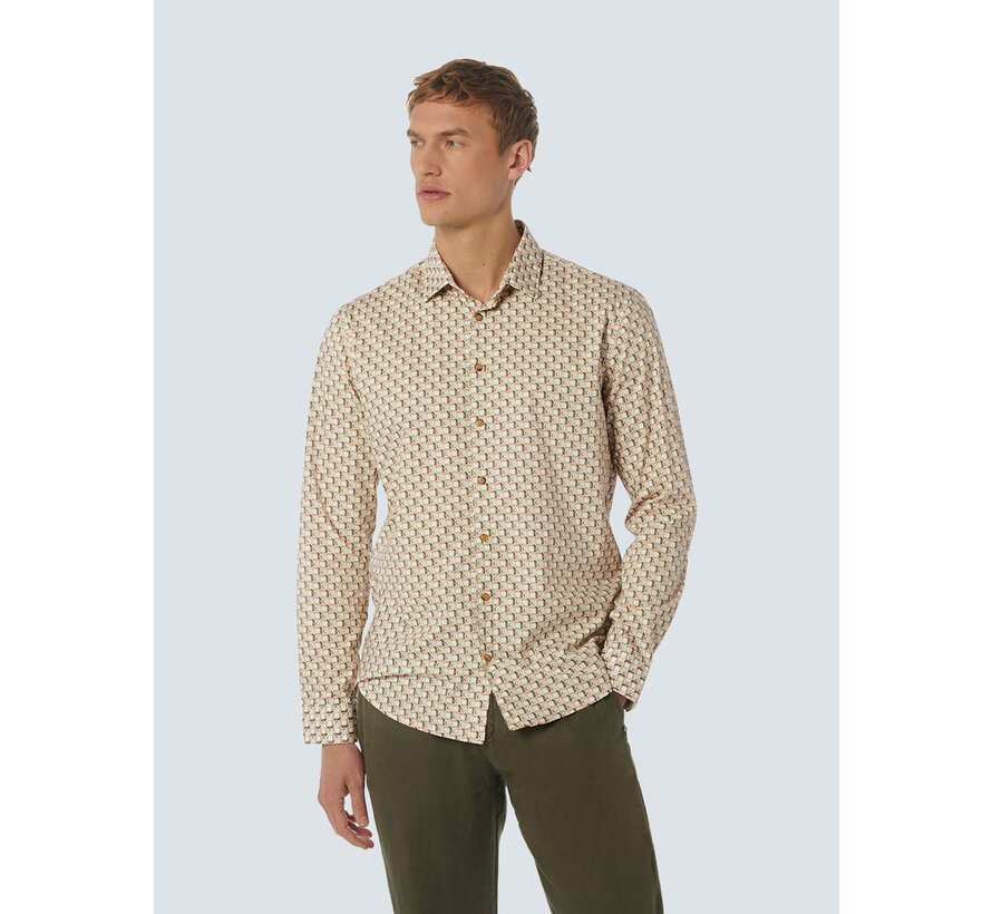 Shirt Stretch Allover Printed (23450209-191)