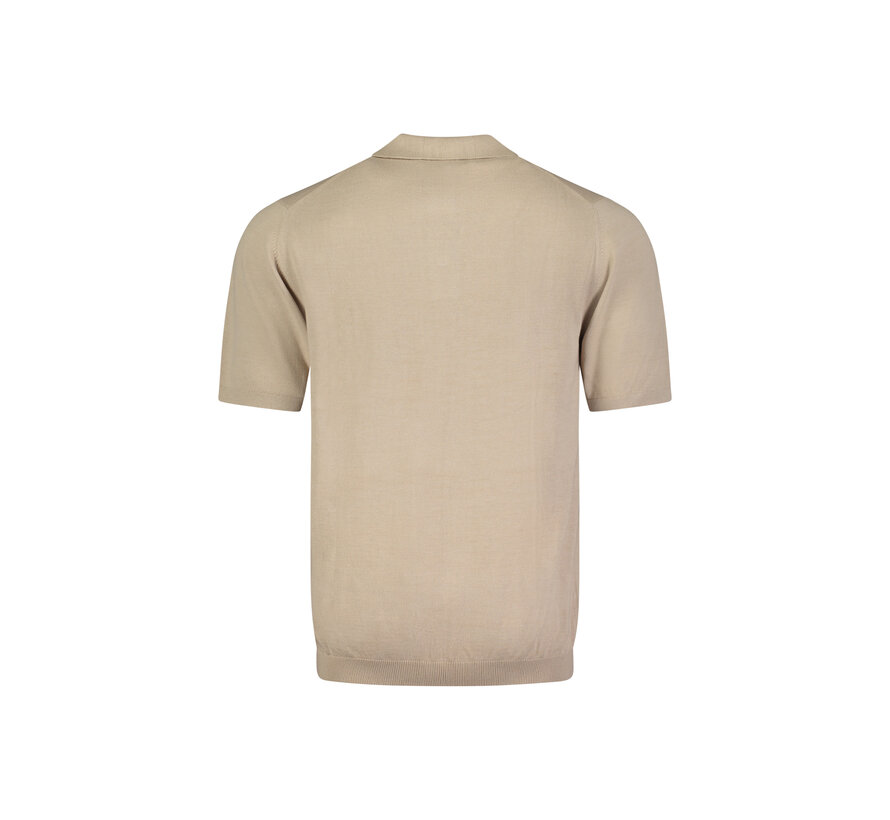 Knitted Polo Beige (091 02856 1190800 - A240)