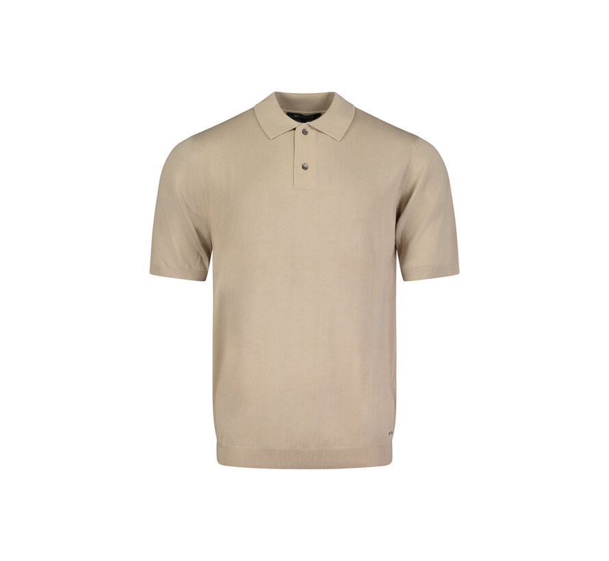 Knitted Polo Beige (091 02856 1190800 - A240)