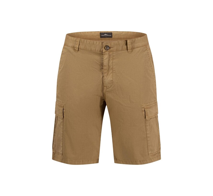 Summer stretch cargo bermuda beige (1413  2811 - 833)