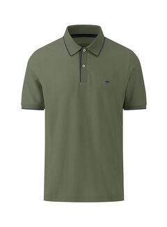 Fynch Hatton Polo Modern Fit, Supima Pique dusty olive (1413  1702 - 701)
