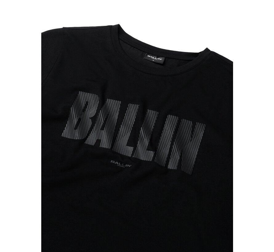 Slim fit T-shirt Crewneck Black (24019119 - 02)