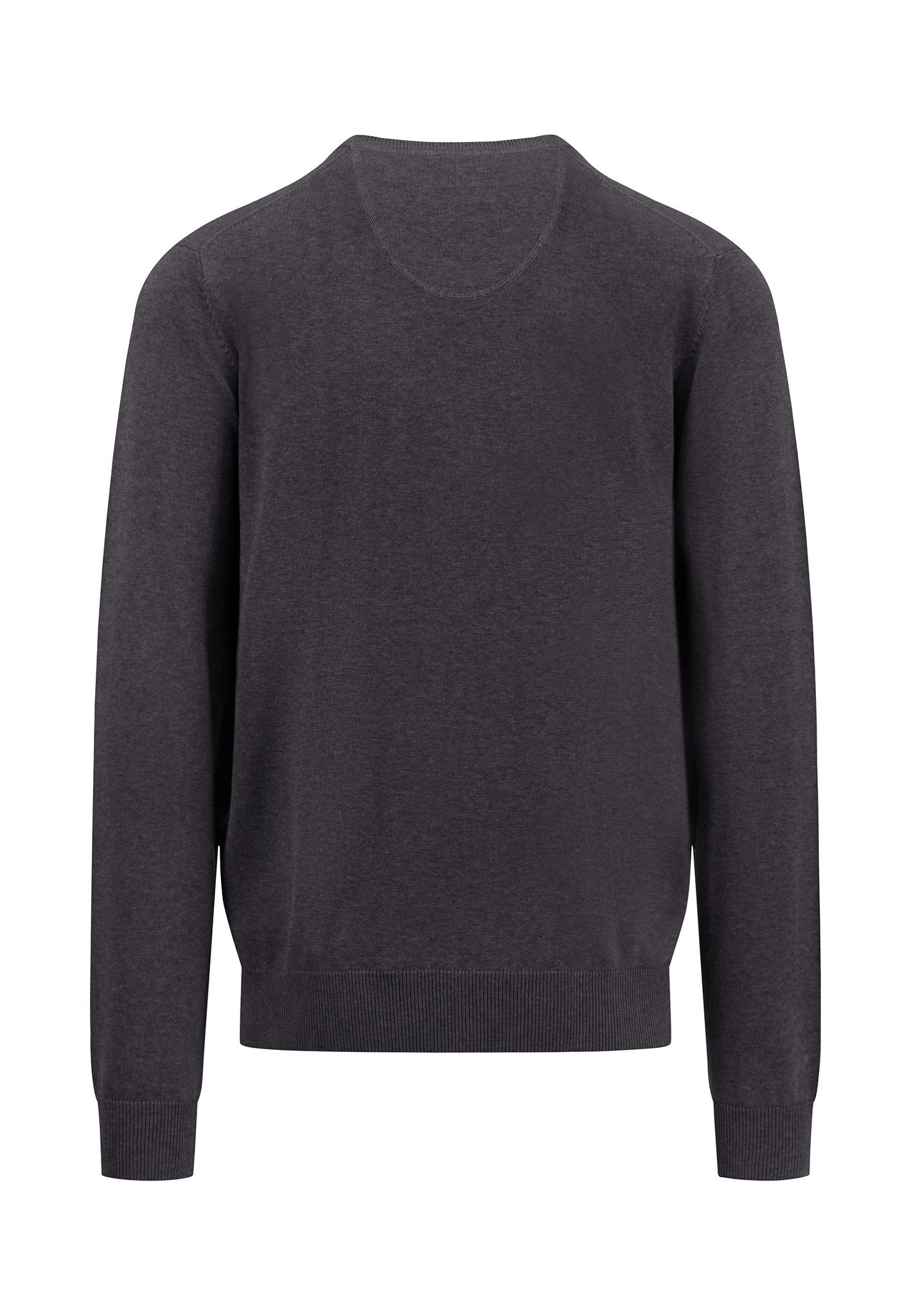 Fynch Hatton Pullover V-Neck Charcoal M Fynch Hatton