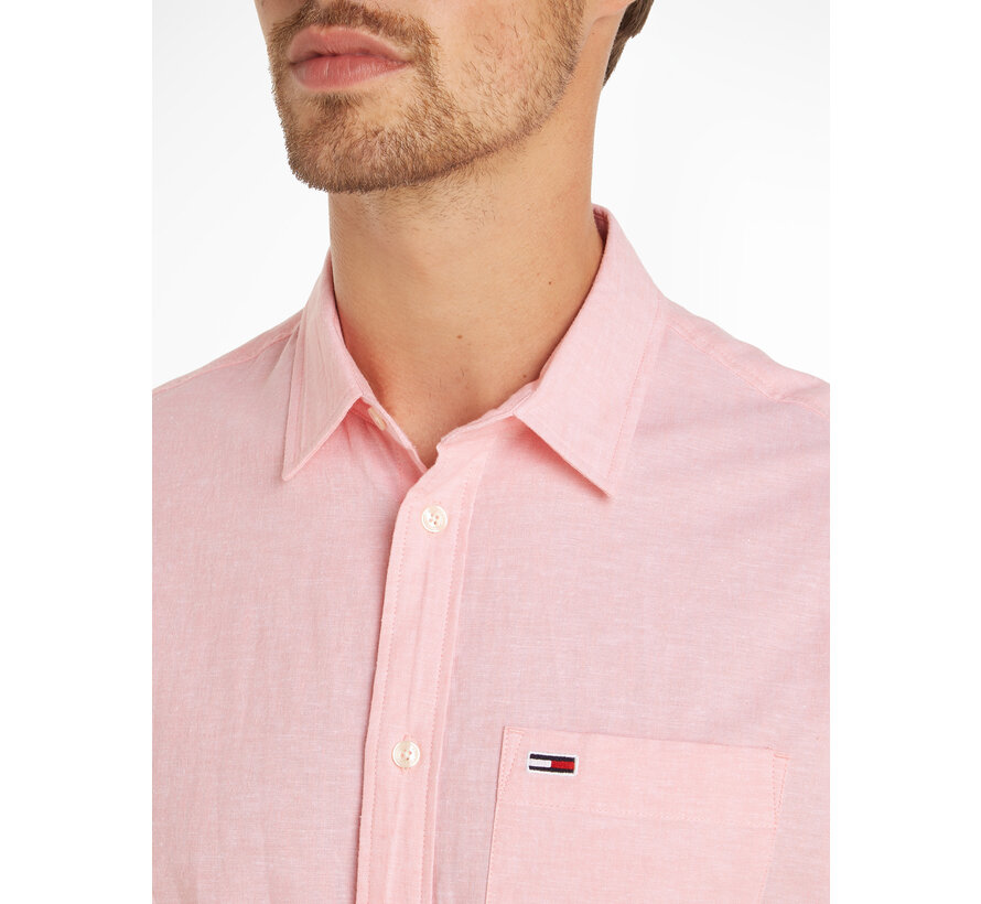 Casual Overhemd Linnen Blend Tickled Pink (DM0DM18962 - TIC)