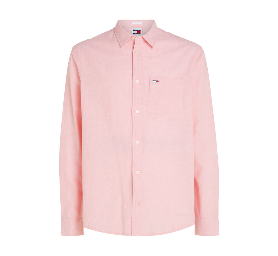 Casual Overhemd Linnen Blend Tickled Pink (DM0DM18962 - TIC)