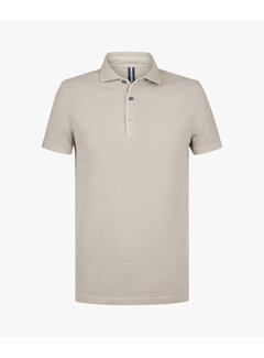 Profuomo Korte mouw polo ACID DYE BEIGE (PPVJ10048C)