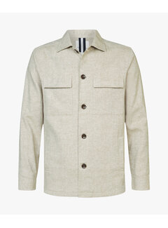 Profuomo Overshirt Co/Linen BEIGE (PPVF10006C)