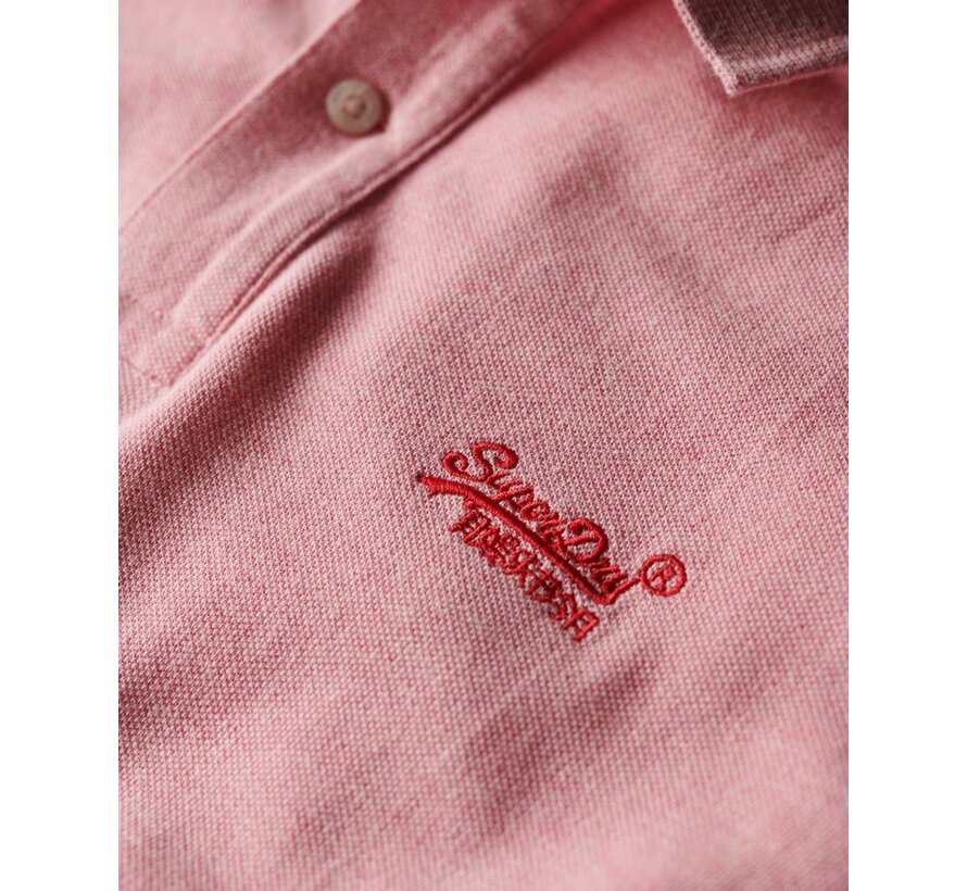 Classic Pique Polo Shirt LIGHT PINK MARL (M1110343A - REI)