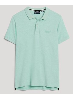 Superdry Classic Pique Polo Shirt Light Mint Green Marl (M1110343A - 9VQ)