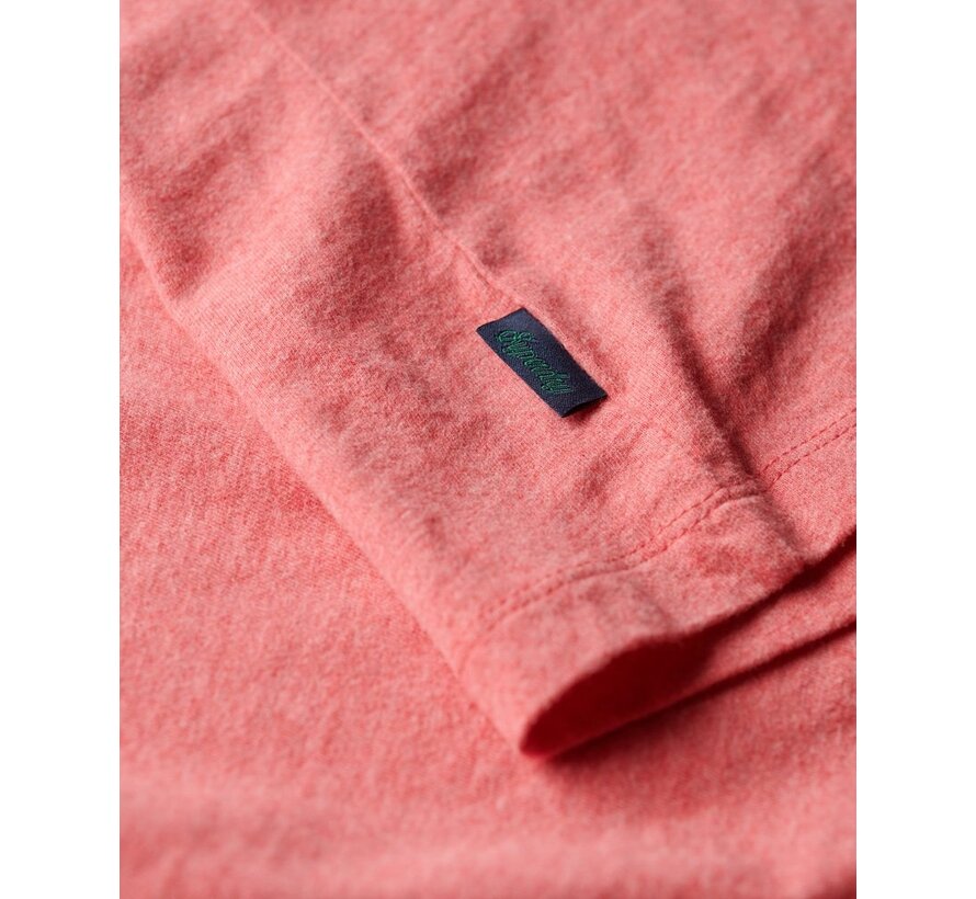 Organic Cotton Essential Logo T-Shirt Punch Pink Marl (M1011245A - 9VS)