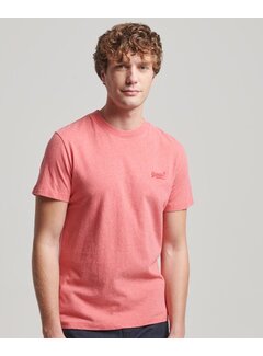 Superdry Organic Cotton Essential Logo T-Shirt Punch Pink Marl (M1011245A - 9VS)