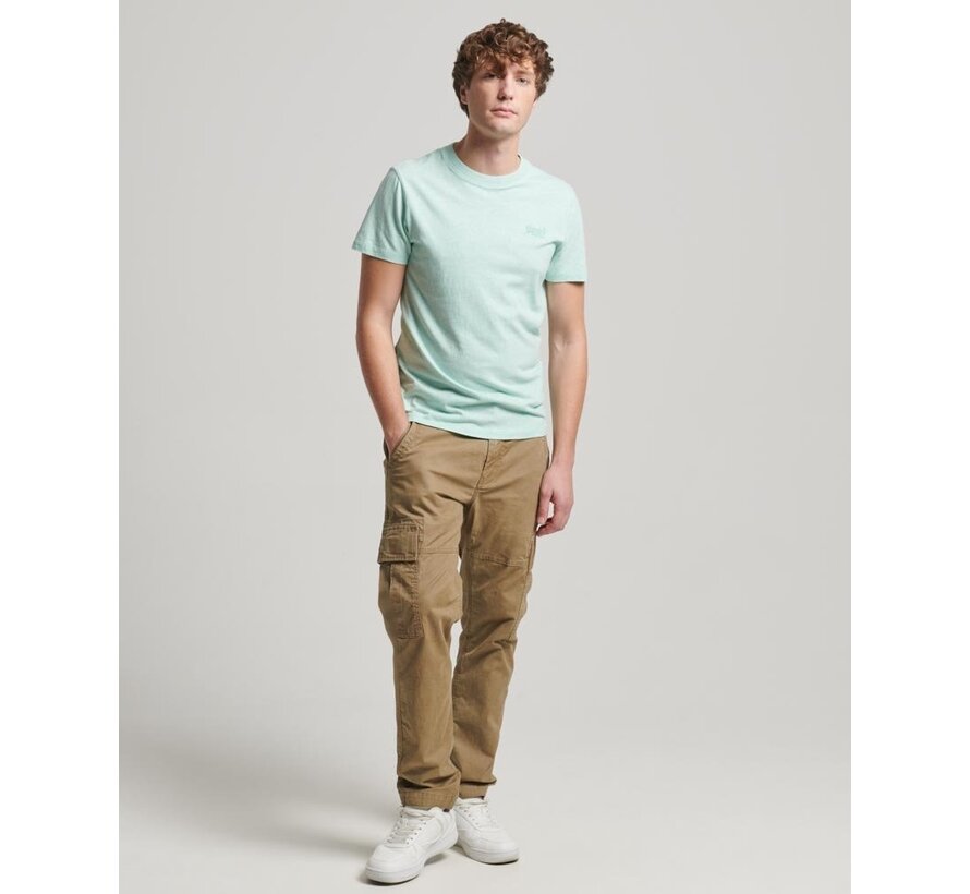 Organic Cotton Essential Logo T-Shirt Light Mint Green Marl (M1011245A - 9VQ)