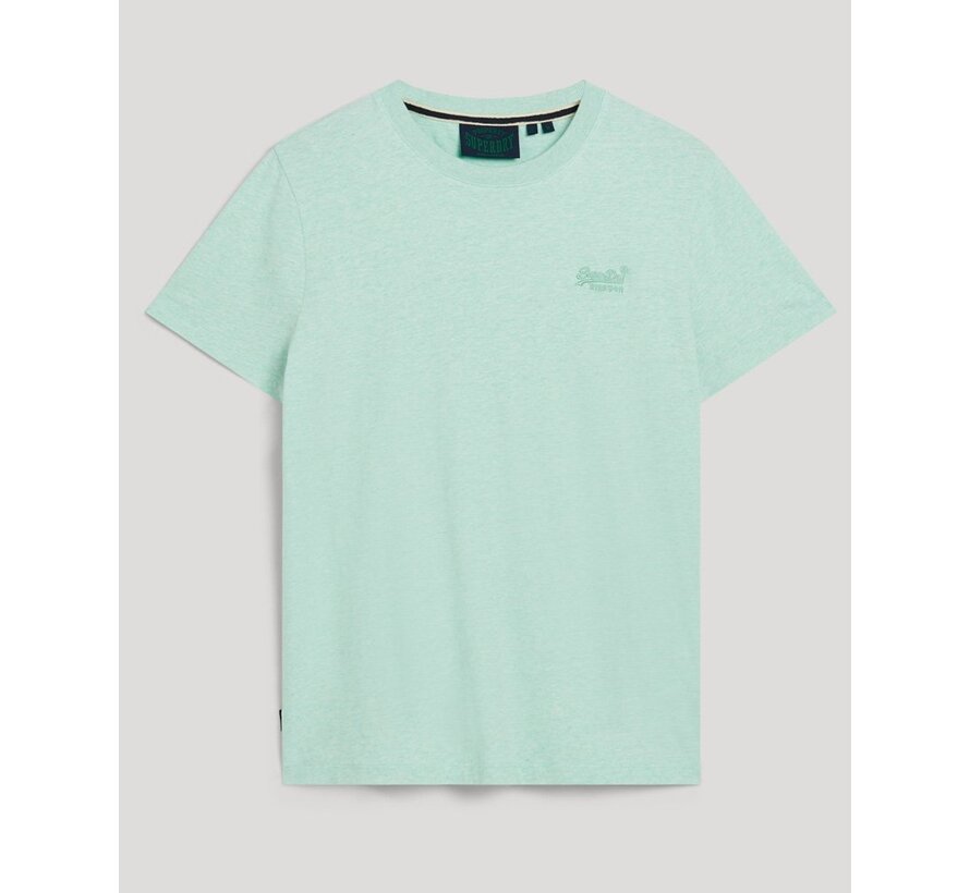 Organic Cotton Essential Logo T-Shirt Light Mint Green Marl (M1011245A - 9VQ)