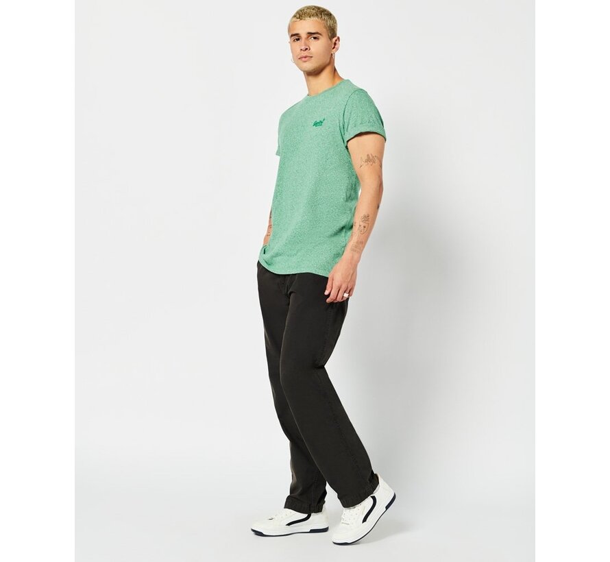 Organic Cotton Essential Logo T-Shirt Bright Green Grit (M1011245A - 5EE)