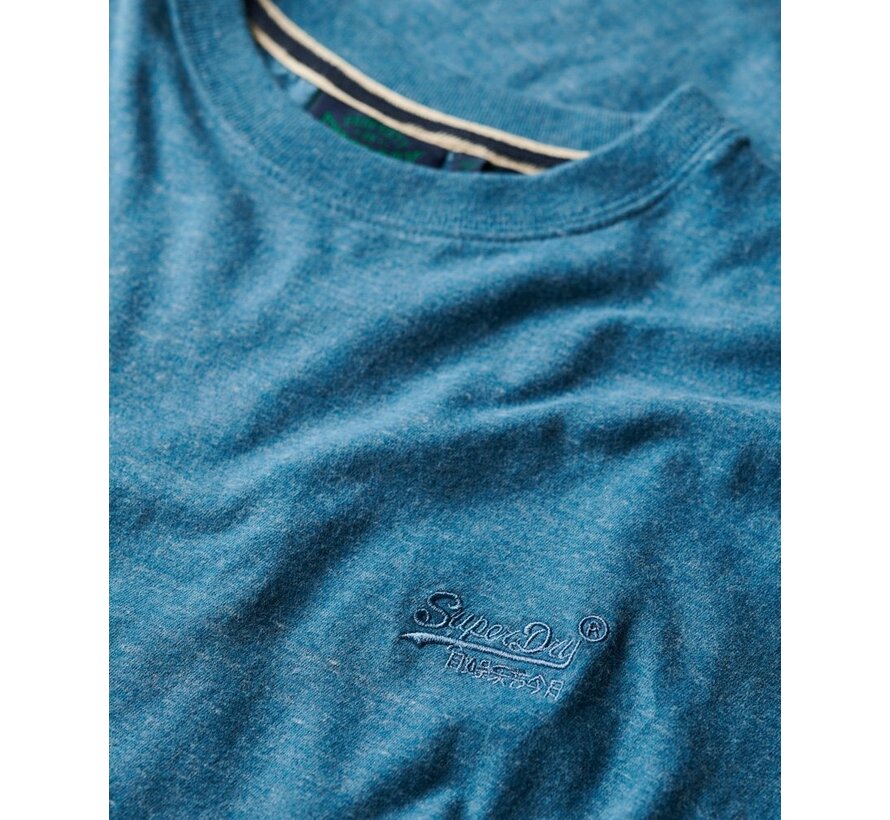 Organic Cotton Essential Logo T-Shirt Alaskan Blue Marl (M1011245A - 1AF)