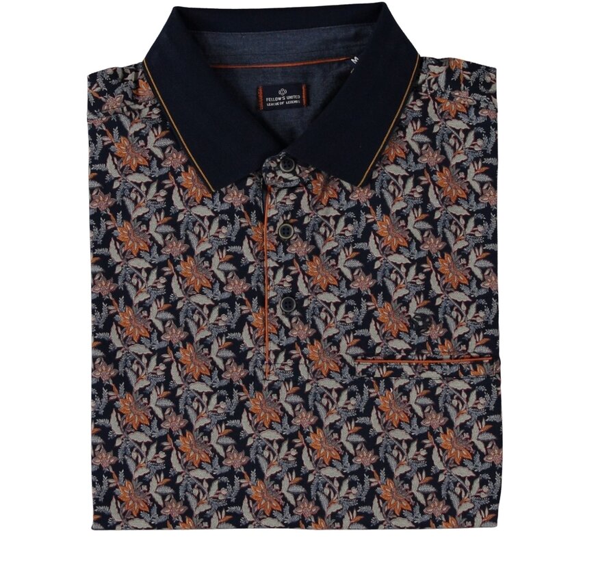 Polo flowers Navy (41.3617 - 110)
