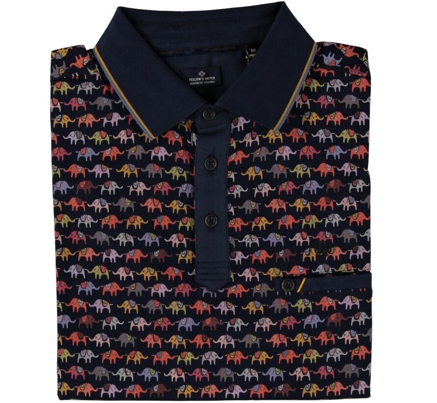 Polo elephants Navy (41.3612 - 110)