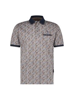 Fellows United Polo paisley Mid blue (41.3604 - 116)