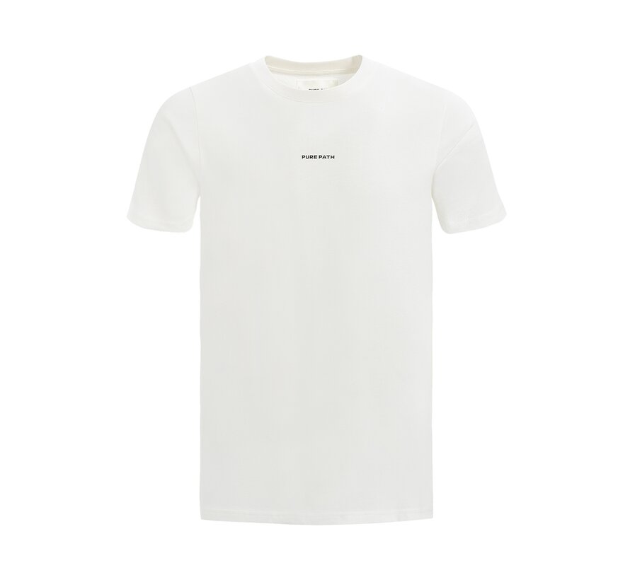 Regular fit T-shirt Crewneck Off White (24010104 - 45)
