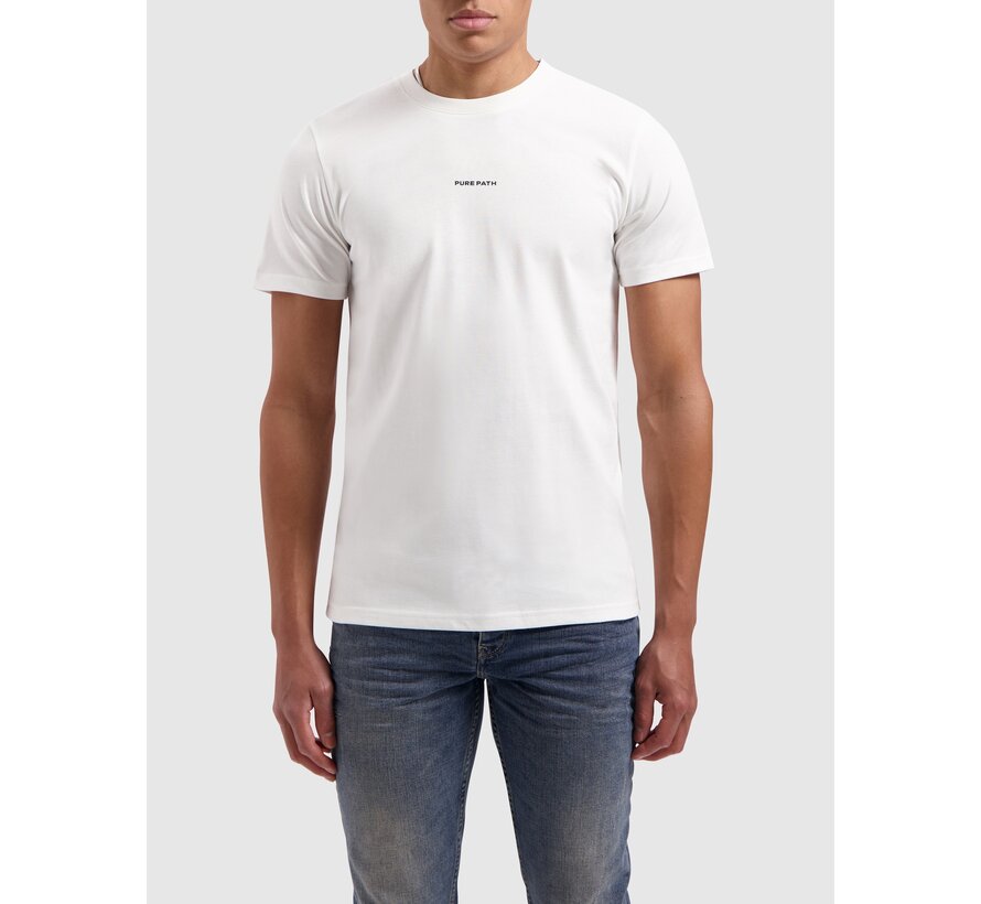 Regular fit T-shirt Crewneck Off White (24010104 - 45)