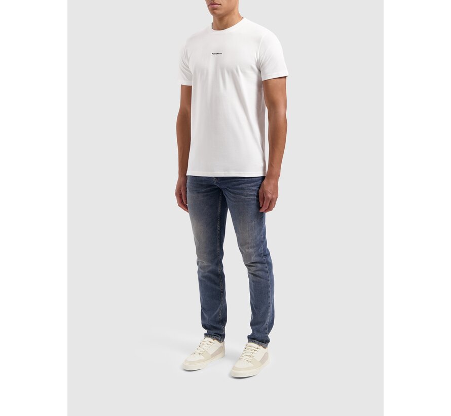 Regular fit T-shirt Crewneck Off White (24010104 - 45)