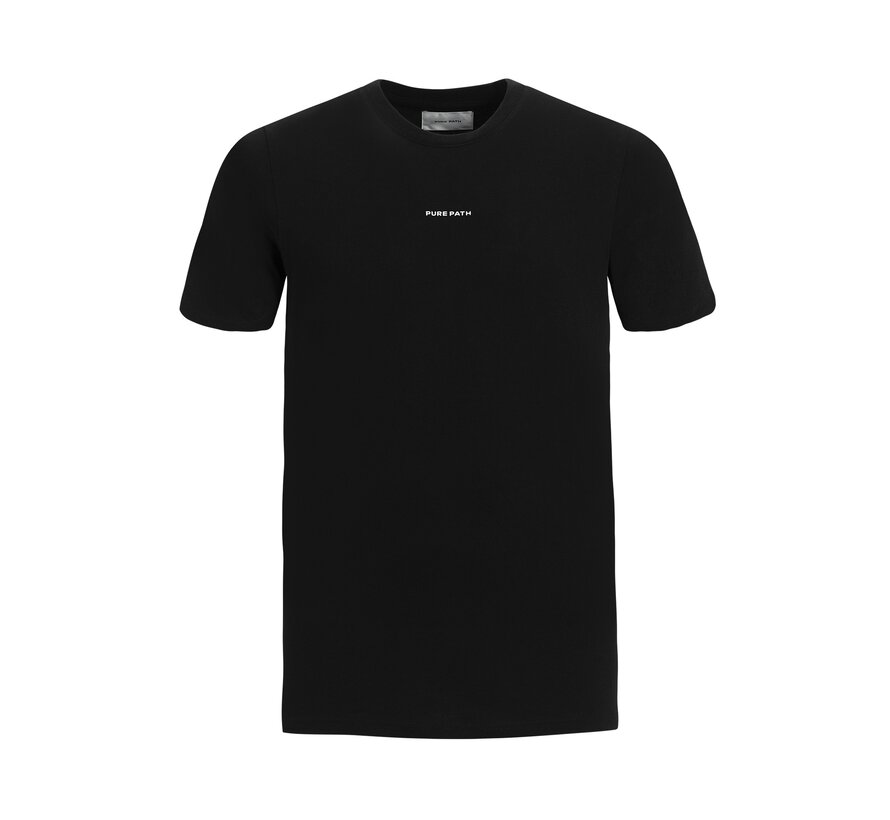 Regular fit T-shirt Crewneck Black (24010104 - 02)