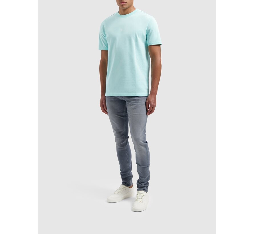 Loose Fit T-shirt Crewneck Aqua (24010109 - 40)