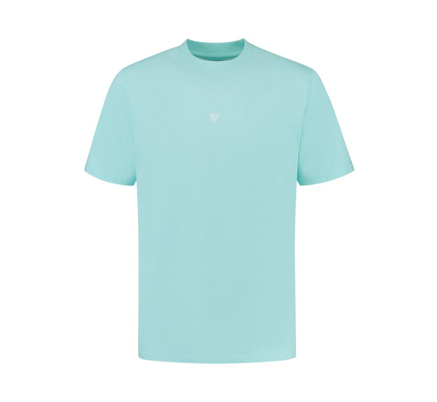 Loose Fit T-shirt Crewneck Aqua (24010109 - 40)