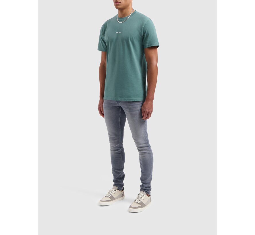 Loose Fit T-shirt Crewneck Faded Green (24010114 - 76)