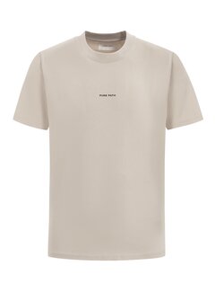 Pure Path Loose Fit T-shirt Crewneck Sand (24010114 - 46)