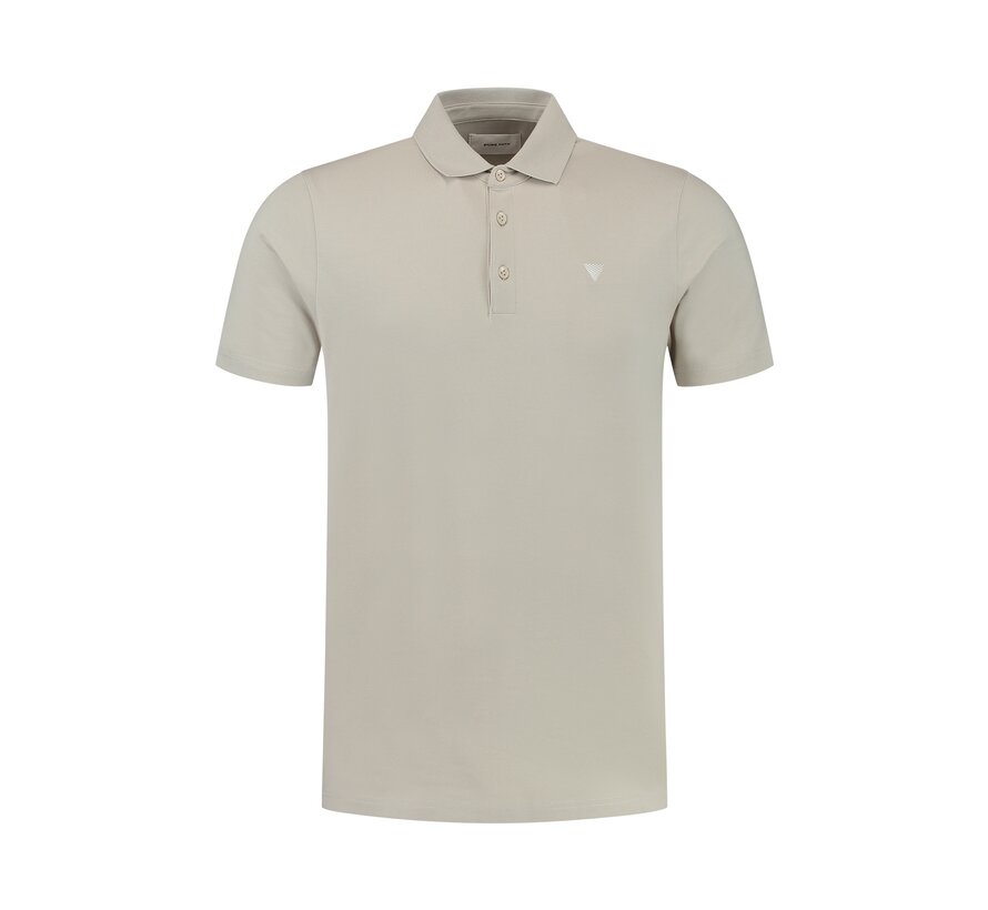 Slim fit Polo Sand (24010123 - 46)