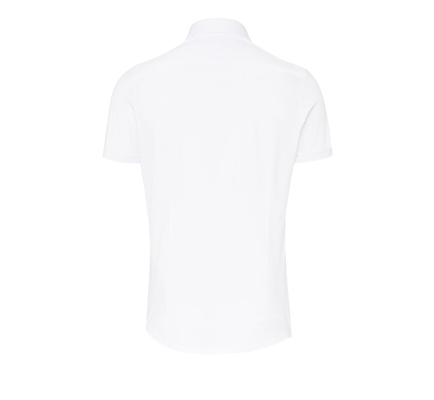 Overhemd korte mouw Functional fit uni white (4030-22750 - 900)