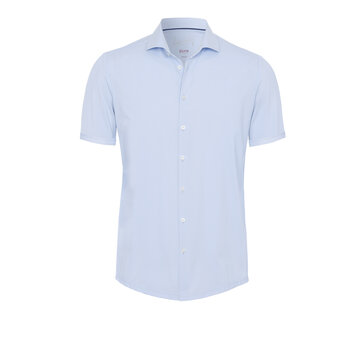 Pure Shirts Overhemd korte mouw Functional fit uni light blue (4030-22750 - 100)