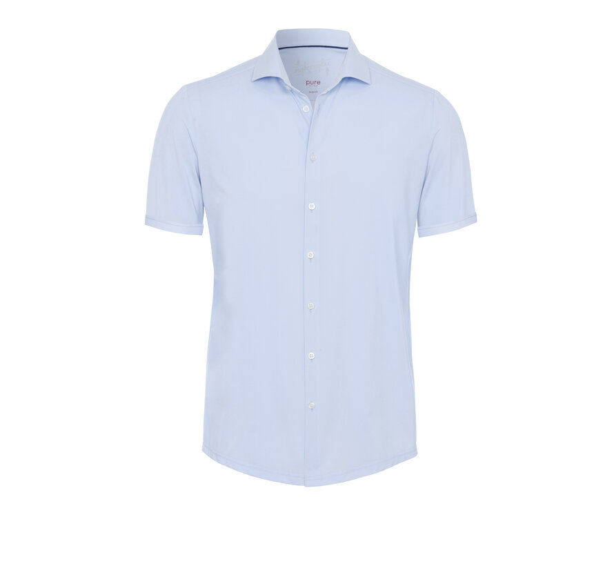 Overhemd korte mouw Functional fit uni light blue (4030-22750 - 100)